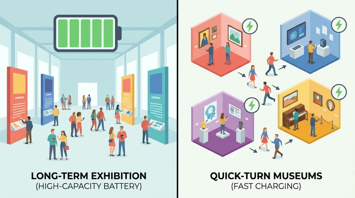 Comparison of charging priorities for single all-day events versus fast-turnaround multi-group tours Comparison of charging priorities for single all-day events versus fast-turnaround multi-group tours